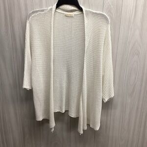 CHRISTINA‎ Women's (24x25") 3/4 Sleeve Open Front Cardigan *No Tags*